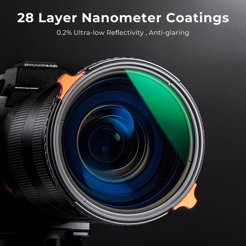  K&F Concept Nano-X Series 2-in-1 Variable ND4-ND64 & CPL Filter (82mm, 2 to 6-Stop)