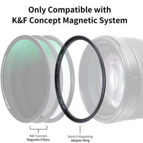  K&F Concept 52mm Nano-X Magnetic Base Ring for XF Magnetic Filters