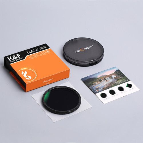  K&F Concept 72mm Variable ND32-ND512 Filter (5 to 9-Stops)