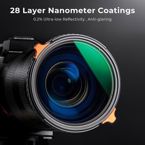  K&F Concept Nano-X Series 2-in-1 Variable ND4-ND64 & CPL Filter (43mm, 2 to 6-Stop)
