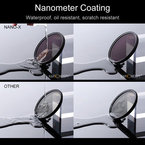  K&F Concept Nano-X Circular Polarizer plus Variable ND2-ND32 Filter (62mm)