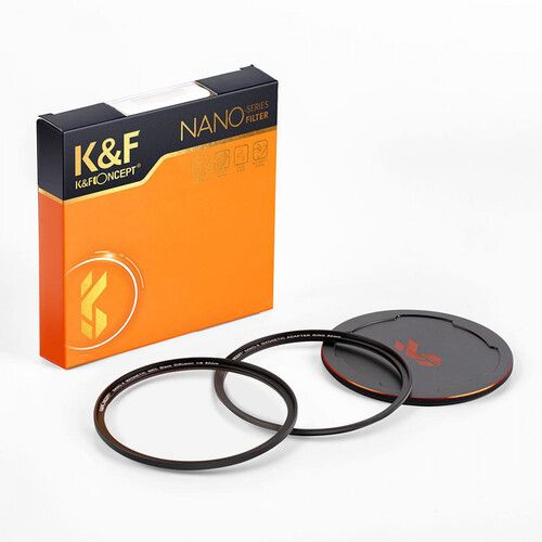  K&F Concept Nano-X Magnetic Black Mist Filter 1/8 with Adapter Ring & Lens Cap (62mm)