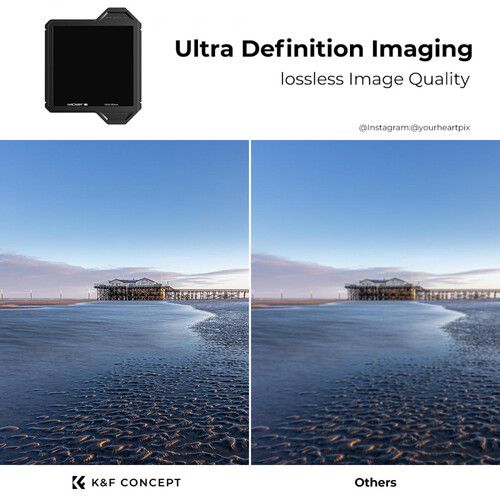  K&F Concept X-Pro Square ND64 Filter with Frame (100x100)