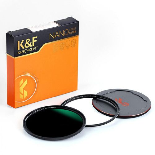  K&F Concept Nano-X Magnetic ND1000 Filter with Adapter Ring & Lens Cap (77mm)