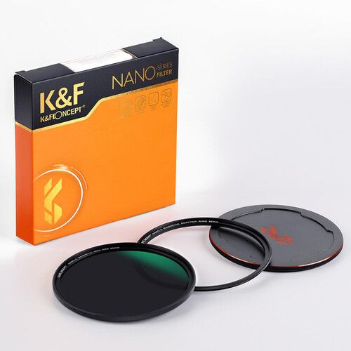  K&F Concept Nano-X Magnetic ND8 Filter with Adapter Ring & Lens Cap (52mm)