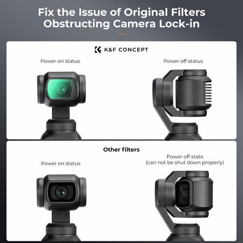  K&F Concept Nano-X Series UV Filter with Green Coating for DJI Osmo Pocket 3