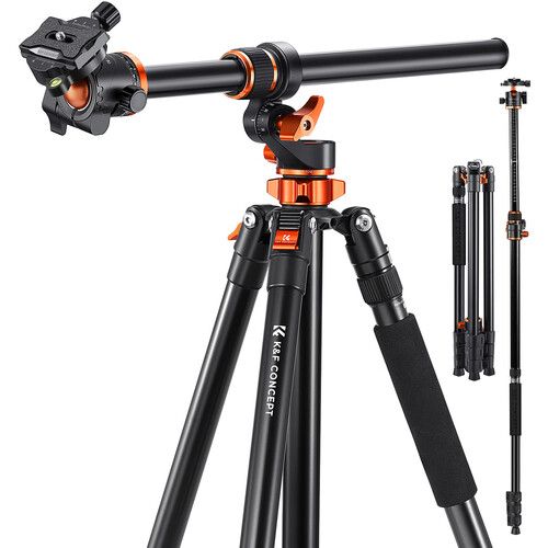  K&F Concept T254A7 Magnesium Alloy Tripod with BH-28L Ball Head