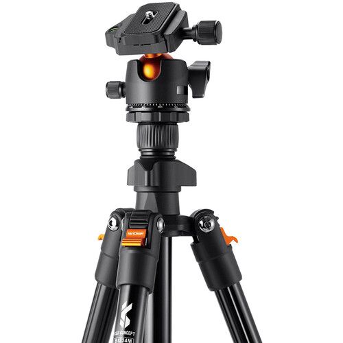  K&F Concept BI234M Lightweight Magnesium Travel/Vlog Tripod with Ball Head