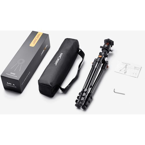  K&F Concept BI234M Lightweight Magnesium Travel/Vlog Tripod with Ball Head