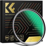 K&F Concept 62mm Ultra-Low Reflectivity MCUV Lens Protection Filter 28 Multi-Layer Coatings Ultra-Slim HD Waterproof Scratch Resistant Lens UV Filter (Nano-X Series)