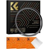 K&F Concept 52mm to 77mm Step-Up Lens Filter Adapter Ring CNC Machined Brass Filter Adapter Rings, for 52mm Lens Install 77mm Filter