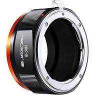 K&F Concept Lens mount adapter Compatible with Nikon AI Nikkor F Mount Lens to Sony Alpha E NEX Mount Mirrorless Camera with Matting Varnish Design Compatible for Sony A6000 A6400 A7II A5100 A7 A7RIII