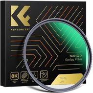 K&F Concept 46mm MC UV Protection Filter with 28 Multi-Layer Coatings HD/Hydrophobic/Scratch Resistant Ultra-Slim UV Filter for 46mm Camera Lens (Nano-X Series)