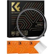 K&F Concept 77mm to 82mm Step-Up Lens Filter Adapter Ring CNC Machined Brass Filter Adapter Rings, for 77mm Lens Install 82mm Filter