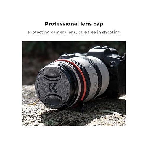  K&F Concept 67mm Circular Polarizer Filter with Lens Cap Cleaning Cloth Optical Glass Ultra Slim 18 Multi-Layer Coatings Polarizing Filter for Camera Lens (K-Series)