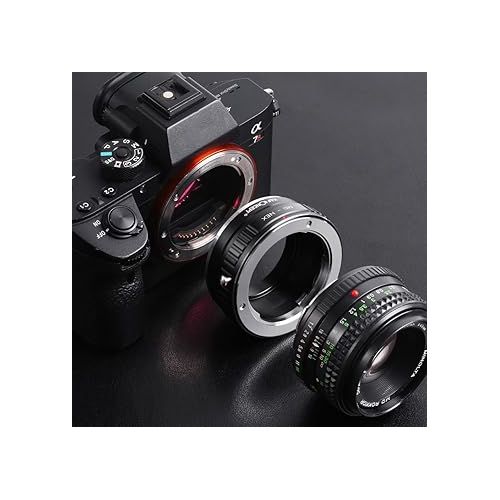  K&F Concept Lens Mount Adapter Compatible with Minolta MD MC Lens to NEX E-Mount Camera,fits a6500 a6600 a6300 a6000 a7