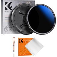 K&F Concept 67mm Variable ND Lens Filter ND2-ND400 (1-9 Stops) + Lens Cap + Cleaning Cloth 18 Multi-Layer Coatings Adjustable Neutral Density Ultra Slim Lens Filter for Camera Lens (K-Series)