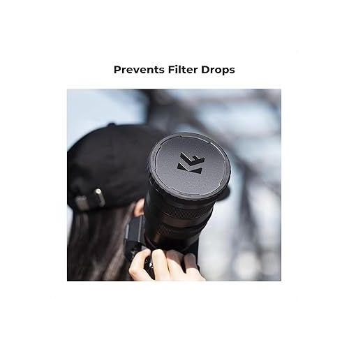  K&F Concept 67mm Variable ND Lens Filter Cap TPU Material Filter Cap Only for K&F 67mm Adjustable Neutral Density Filter