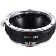 K&F Concept Lens Mount Adapter Compatible with Canon EOS (EF/EF-S) Mount Lens to M4/3 (Micro Four Thirds) MFT Olympus Pen and Panasonic Lumix Cameras