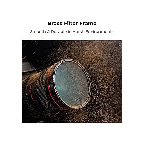  K&F Concept 72mm Circular Polarizers Filter Super Slim with 36 Multi-Layer Coatings, High Definition Circular Polarizing Filter (CPL) Camera Lens Filter (Nano-X PRO Series)