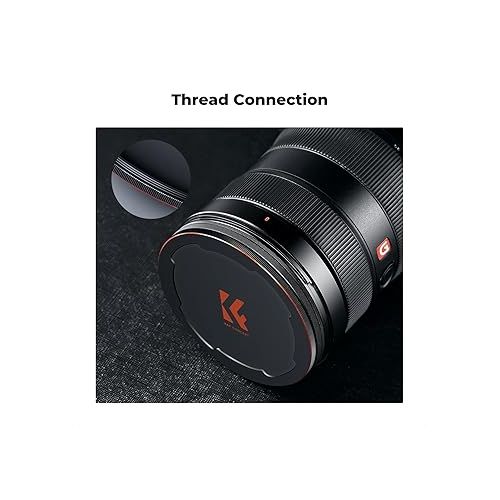  K&F Concept 49mm Thread & Magnetic 2-in-1 Lens Filter Cap Only Compatible with K&F Magnetic Swap System