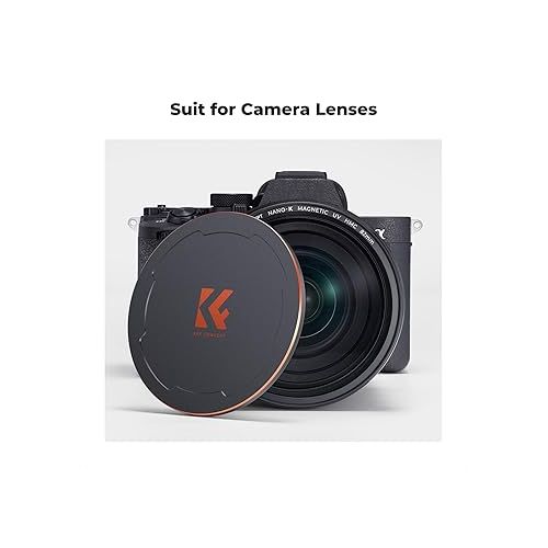  K&F Concept 49mm Thread & Magnetic 2-in-1 Lens Filter Cap Only Compatible with K&F Magnetic Swap System