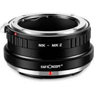 K&F Concept Lens Mount Adapter Compatible with Nikon F/AF AI AI-S Mount Lens to Nikon Z6 Z7 Camera