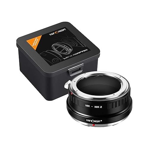  K&F Concept Lens Mount Adapter Compatible with Nikon F/AF AI AI-S Mount Lens to Nikon Z6 Z7 Camera