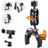 K&F Concept MS13 Magic Arm with Super Clamp, Super Clamp with Two 360° Ball Heads, 1/4