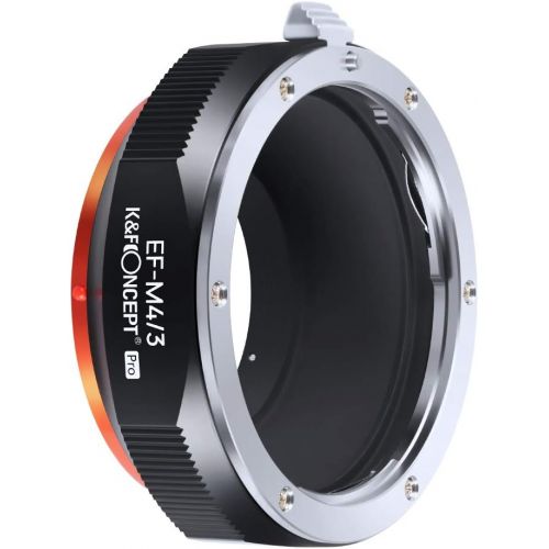  K&F Concept EOS to M4/3 MFT Olympus Adapter for Canon EF EF-S Mount Lens to M4/3 M43 MFT Mount Camera with Matting Varnish Design for Olympus Pen E-P1 P2 P3 P5 E-PL1 Panasonic Lumi