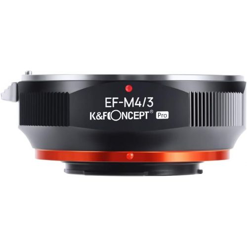  K&F Concept EOS to M4/3 MFT Olympus Adapter for Canon EF EF-S Mount Lens to M4/3 M43 MFT Mount Camera with Matting Varnish Design for Olympus Pen E-P1 P2 P3 P5 E-PL1 Panasonic Lumi