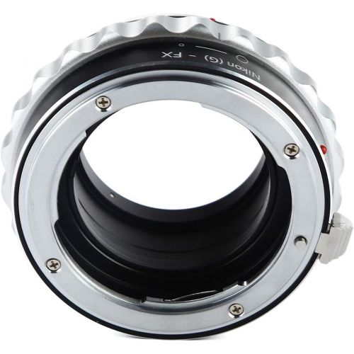  K&F Concept Lens Adapter Ring for Nikon G to Fuji X Fujifilm X FX Mount X-A1 X-A10 X-A20 X-A2 X-A3 X-A5 X-M1 X-E1 X-E2 X-E2S X-E3 X-T1 X-T2 X-T3 X-T10 X-T20 X-T30 X-T100 X-Pro1 X-P