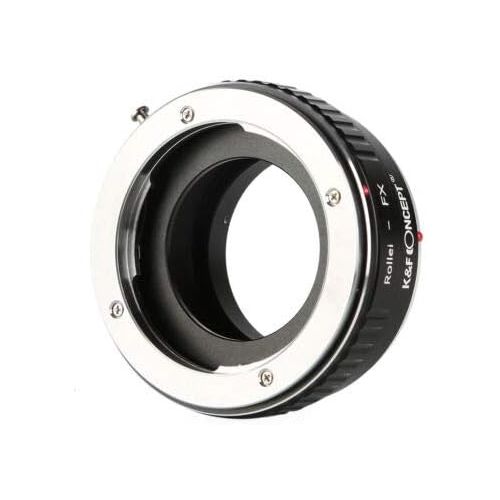  K&F Concept Lens Adapter Ring for Rollei QBM to Fuji X Fujifilm X FX Mount X-A1 X-A10 X-A20 X-A2 X-A3 X-A5 X-M1 X-E1 X-E2 X-E2S X-E3 X-T1 X-T2 X-T3 X-T10 X-T20 X-T30 X-T100 X-Pro1