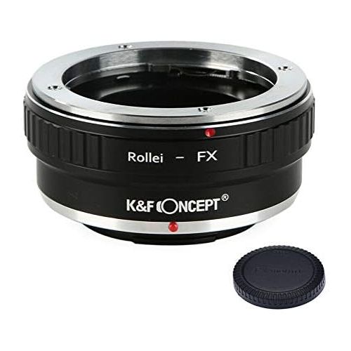  K&F Concept Lens Adapter Ring for Rollei QBM to Fuji X Fujifilm X FX Mount X-A1 X-A10 X-A20 X-A2 X-A3 X-A5 X-M1 X-E1 X-E2 X-E2S X-E3 X-T1 X-T2 X-T3 X-T10 X-T20 X-T30 X-T100 X-Pro1