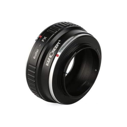  K&F Concept Lens Adapter Ring for Rollei QBM to Fuji X Fujifilm X FX Mount X-A1 X-A10 X-A20 X-A2 X-A3 X-A5 X-M1 X-E1 X-E2 X-E2S X-E3 X-T1 X-T2 X-T3 X-T10 X-T20 X-T30 X-T100 X-Pro1