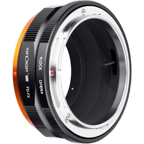  K&F Concept Lens Mount Adapter Compatible for Canon FD FL Lens to Fujifilm Fuji X-Series X FX Mount Mirrorless Cameras with Matting Varnish Design for Fuji XT2 XT20 XE3 XT1 X-T2