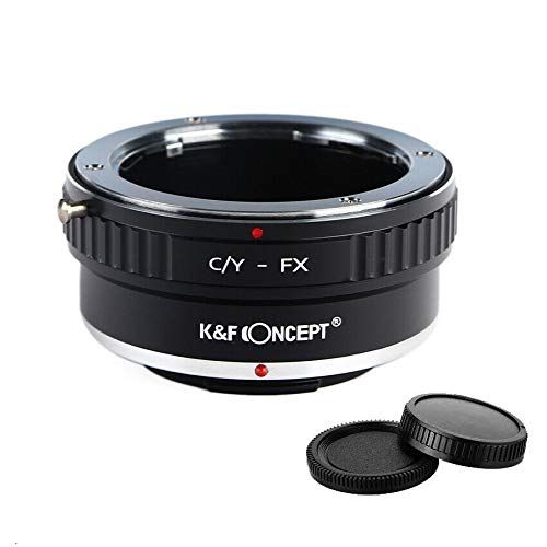  K&F Concept Lens Adapter Ring for Contax Yashica CY to Fuji X Fujifilm X FX Mount X-A1 X-A10 X-A20 X-A2 X-A3 X-A5 X-M1 X-E1 X-E2 X-E2S X-E3 X-T1 X-T2 X-T3 X-T10 X-T20 X-T30 X-T100