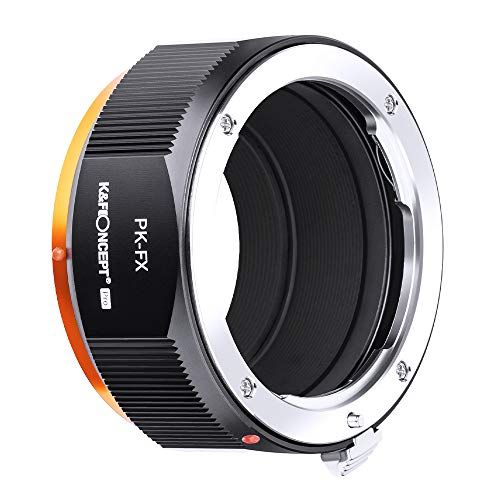  K&F Concept Lens Mount Adapter with Aperture Control Ring for Pentax PK Mount Lens to Fujifilm Fuji X-Series X FX Mount Cameras with Matting Varnish Design for Fuji XT2 XT20 XE3 XT