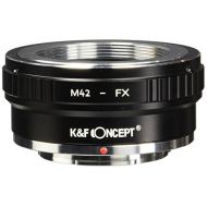 K&F Concept Lens Adapter M42 to Fuji X Compatible with M42 Mount Lens to Fujifilm Fuji X-Series X FX Mount Mirrorless Camera Body