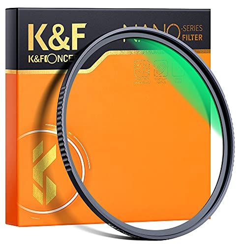  K&F Concept 40.5mm MC UV Protection Filter with 28 Multi-Layer Coatings HD/Hydrophobic/Scratch Resistant Ultra-Slim UV Filter for 40.5mm Camera Lens