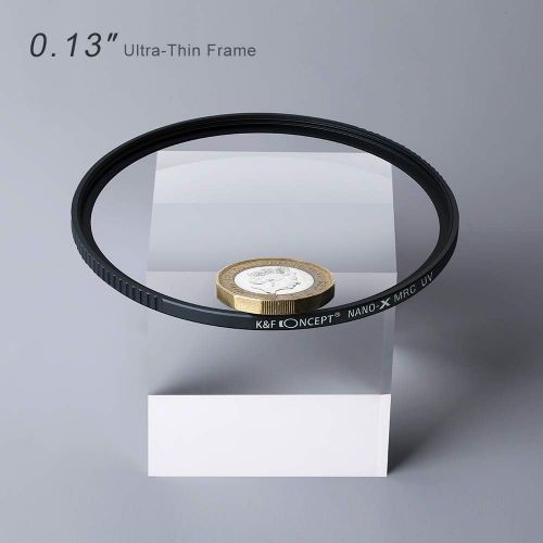  K&F Concept 40.5mm MC UV Protection Filter with 28 Multi-Layer Coatings HD/Hydrophobic/Scratch Resistant Ultra-Slim UV Filter for 40.5mm Camera Lens