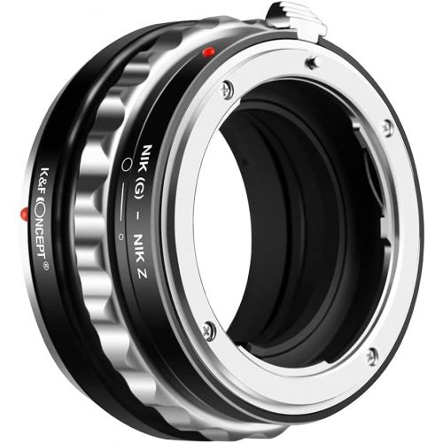  K&F Concept Lens Mount Adapter Compatible with G AF-S Mount Lens to Nikon Z6 Z7 Camera