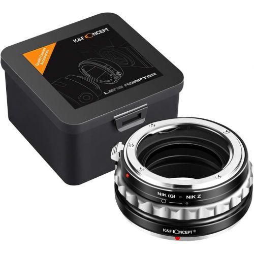  K&F Concept Lens Mount Adapter Compatible with G AF-S Mount Lens to Nikon Z6 Z7 Camera