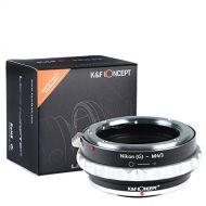 K&F Concept Lens Mount Adapter Nikon G Lens to M43 Micro Four Thirds M43 System Camera Adapter GF2 GF3 G2 G3 GH2 E-PL3 PM1