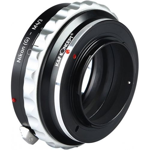  K&F Concept Lens Mount Adapter Nikon G Lens to M43 Micro Four Thirds M43 System Camera Adapter GF2 GF3 G2 G3 GH2 E-PL3 PM1