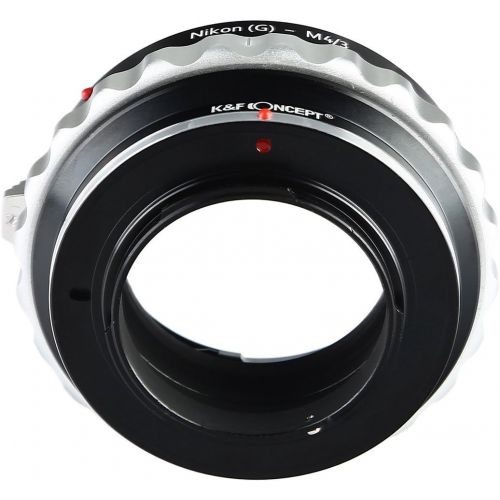  K&F Concept Lens Mount Adapter Nikon G Lens to M43 Micro Four Thirds M43 System Camera Adapter GF2 GF3 G2 G3 GH2 E-PL3 PM1