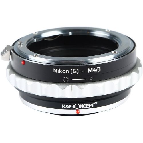  K&F Concept Lens Mount Adapter Nikon G Lens to M43 Micro Four Thirds M43 System Camera Adapter GF2 GF3 G2 G3 GH2 E-PL3 PM1