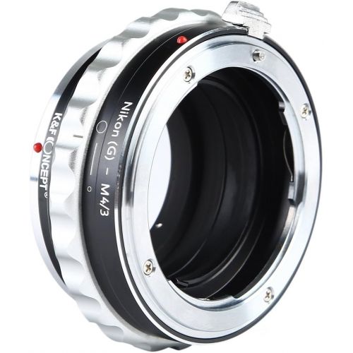  K&F Concept Lens Mount Adapter Nikon G Lens to M43 Micro Four Thirds M43 System Camera Adapter GF2 GF3 G2 G3 GH2 E-PL3 PM1