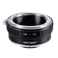 K&F Concept Lens Mount Adapter Compatible with NIK Mount Lens to Fujifilm FX Mount Camera Adapter for Fujifilm FX Mount Camera