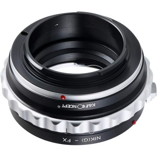  K&F Concept Camera Lens Adapter Ring Compatible with AI G AF-S Mount Lens to Fuji FX X-Pro1 XT4 X-M1 X-A1 X-E1 Adapter